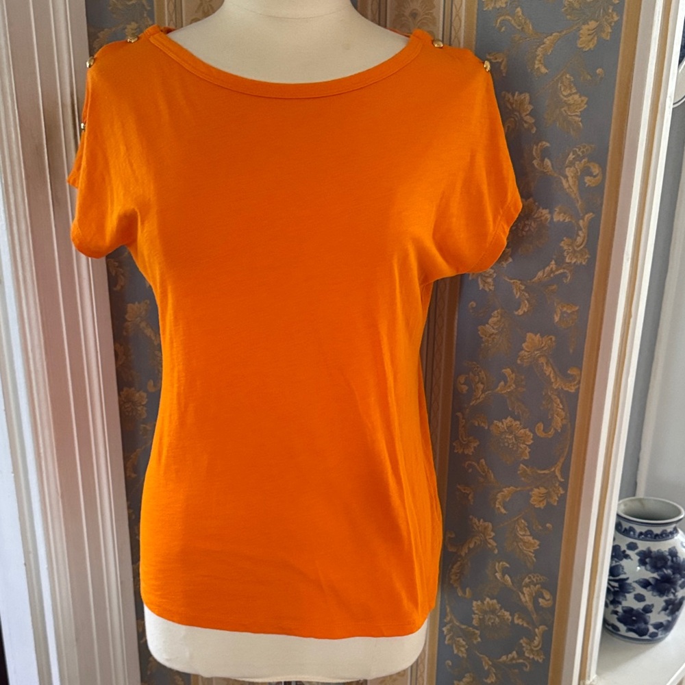 Ralph Lauren Vibrant Orange Short Sleeve Tee